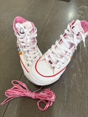 Limited edition Hello Kitty Converse high top trainers